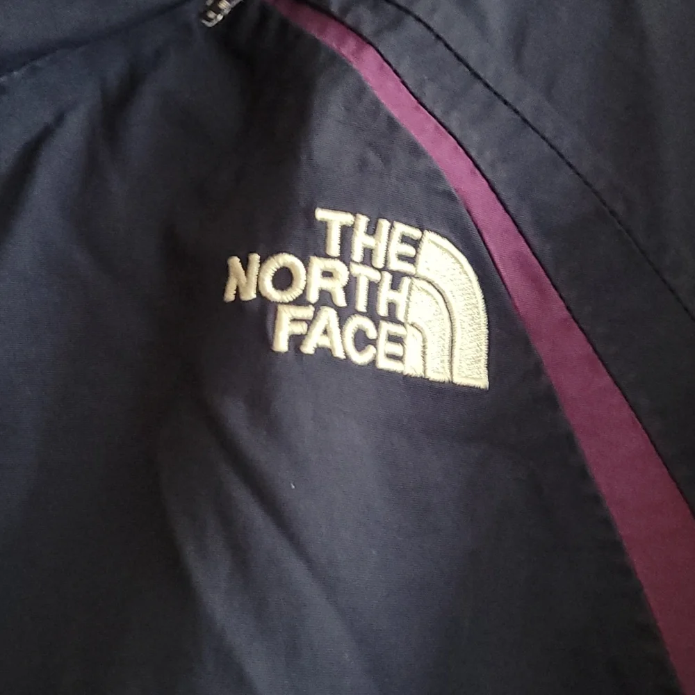 North face blue hooded jacket Sz L - Picture 4 of 8